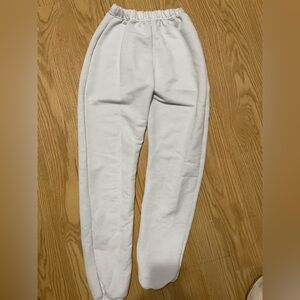 Pretty little thing white sweatpants